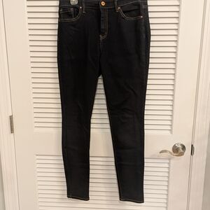 Jessica Simpson Dark Blue Curvy High Rise Skinny Jeans Size 30 New No Tag